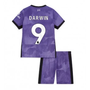 Liverpool Darwin Nunez #9 Replica Third Stadium Kit for Kids 2023-24 Short Sleeve (+ pants)